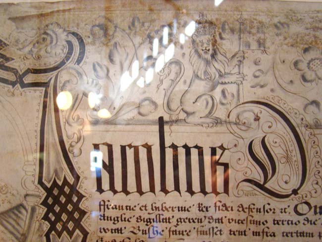 A Royal Document with Initial Letter Portrait issued during the reign of King James I and dated May 18, 1614 — image 5